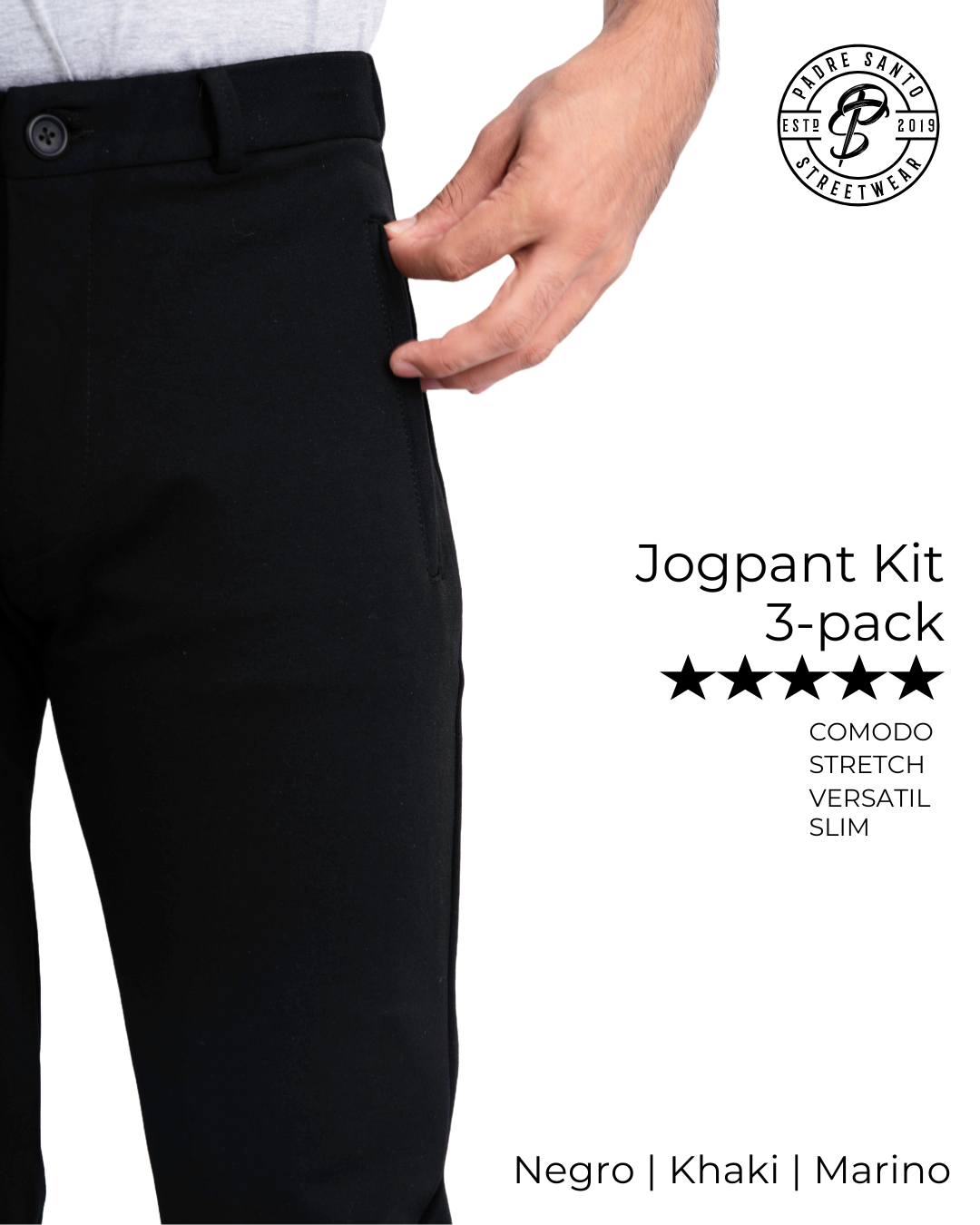 Jogpant 3-Pack — Padre Santo®